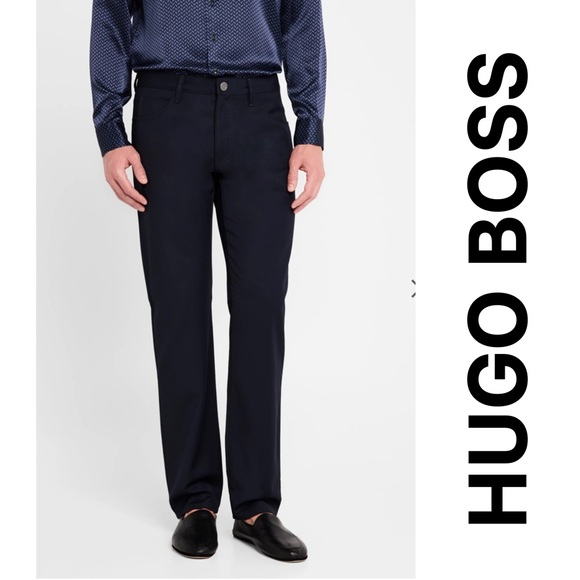Hugo Boss Other - HUGO BOSS MEN'S SLIM-FIT TROUSERS in DARK BLUE COLOR